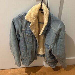 Topshop Moto Sherpa Jacket